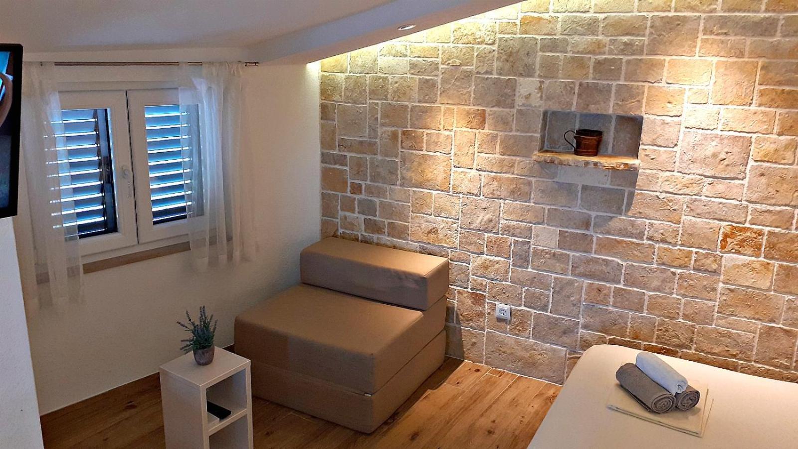 Ferienwohnung Deluxe Stone House Bonaca Baška Voda Zimmer foto